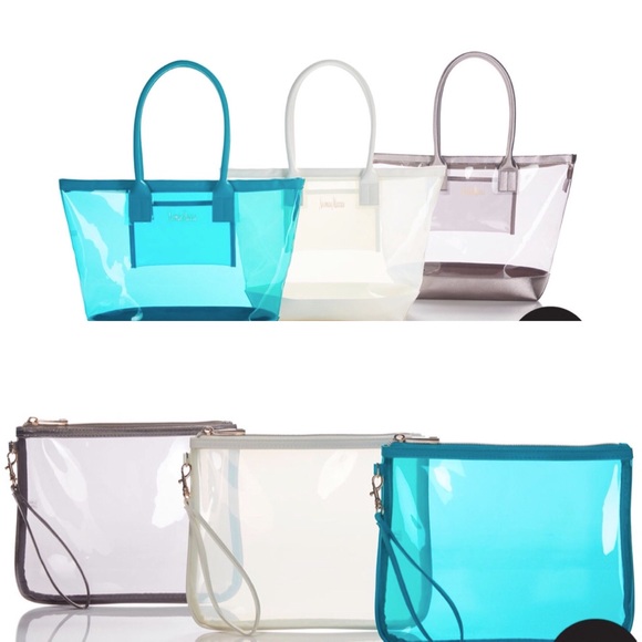 Neiman Marcus Handbags - Clear Tote and Makeup Bag